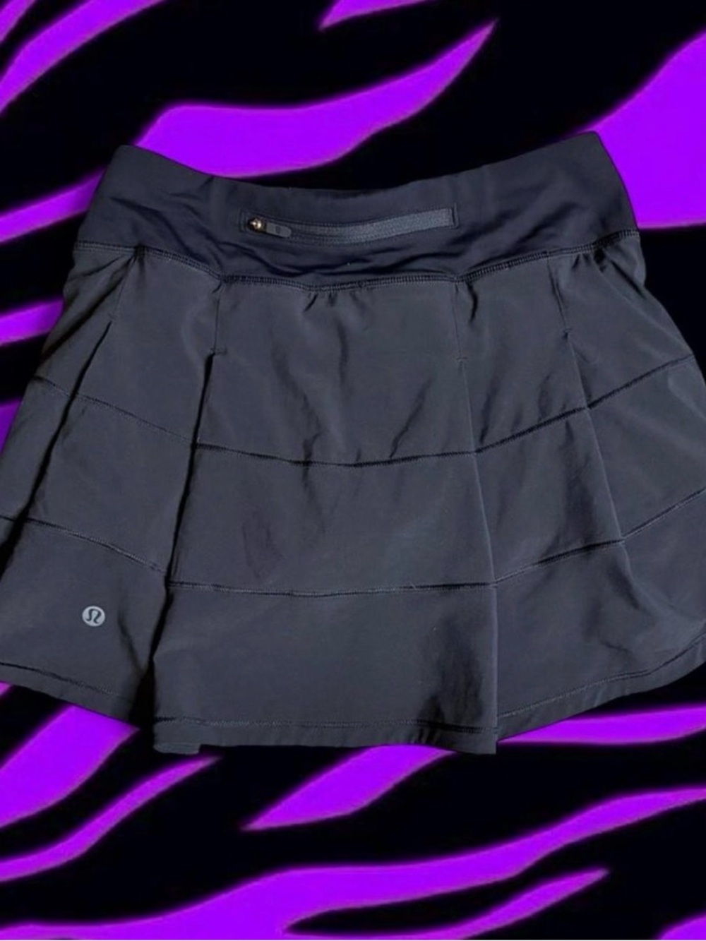 lululemon athletica Black Skater Skirt with Waist Pocket